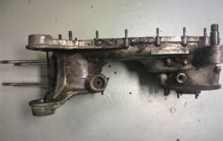 Vapour Blasting Lambretta Crank Case Before 2